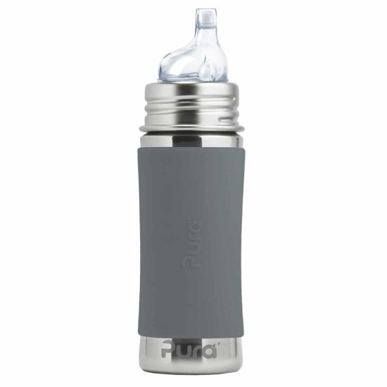 Pura® TERMO fľaša s náustkom 260ml Sivá