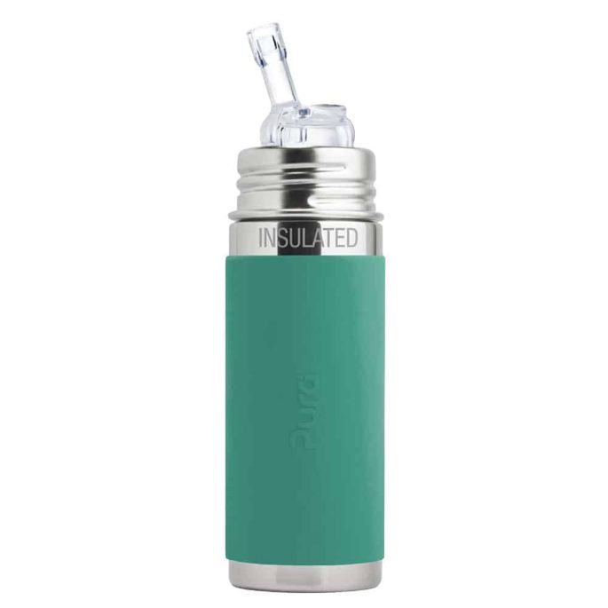 Pura® TERMO fľaša so slamkou s membránou 260ml Moss