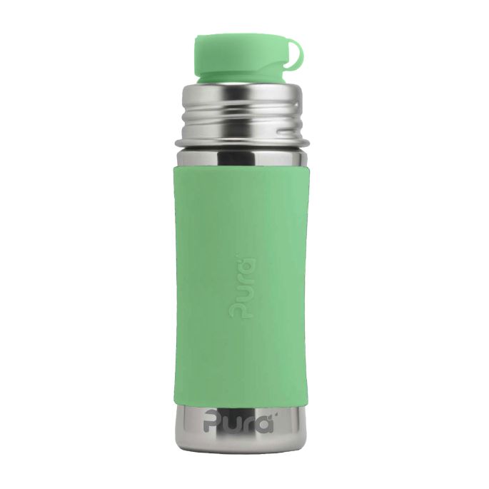Pura® nerezová fľaša so športovým uzáverom 325ml - Moss