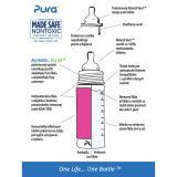 Pura® nerezová dojčenská fľaša 325ml zelená