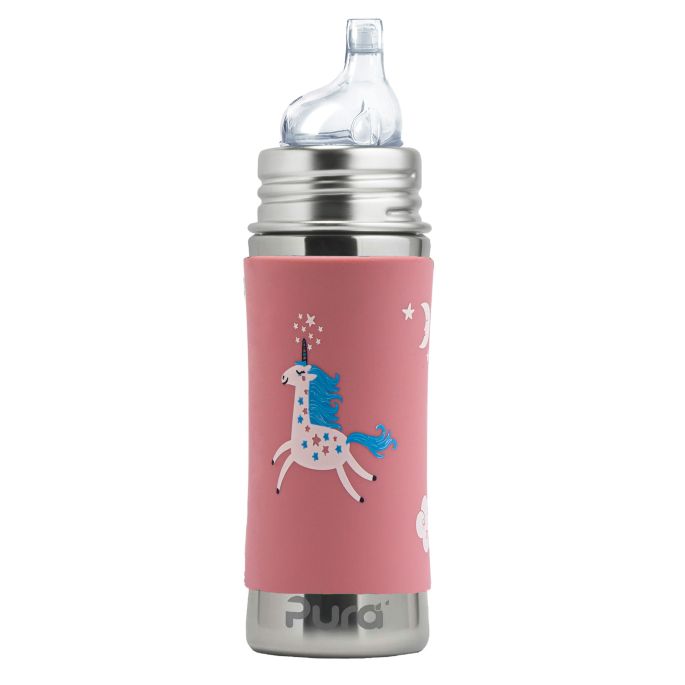 Pura® nerezová fľaša s náustkom 325ml Fox