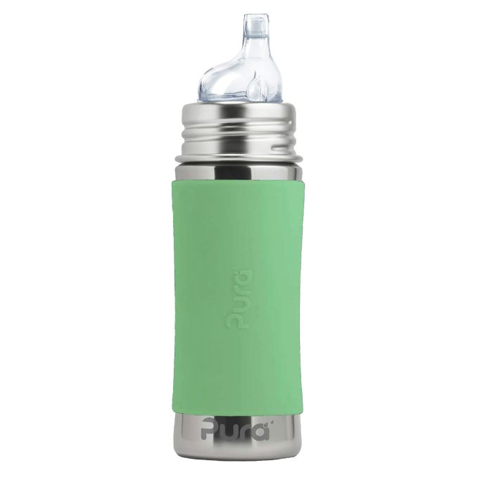 Pura® nerezová fľaša s náustkom 325ml - unicorn