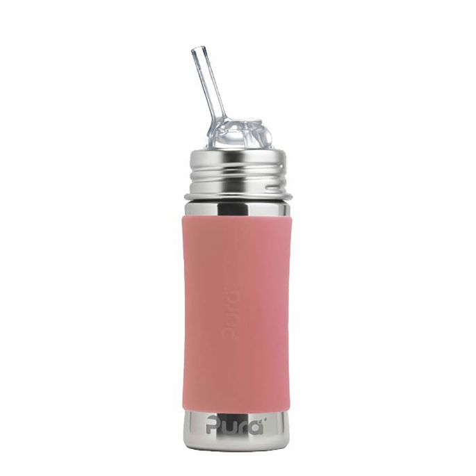 Pura® nerezová fľaša so slamkou 325ml - Unicorn