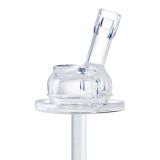 Pura® nerezová fľaša so slamkou 325ml - Moss