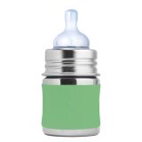Pura® nerezová dojčenská fľaša 150ml aqua