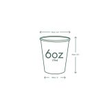 Papierový pohár na kávu 180 ml biely 50 ks