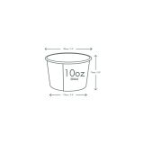Papierová miska 295 ml/10oz 50 ks