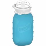 Squeasy Gear silikónová kapsička 180 ml - modrá