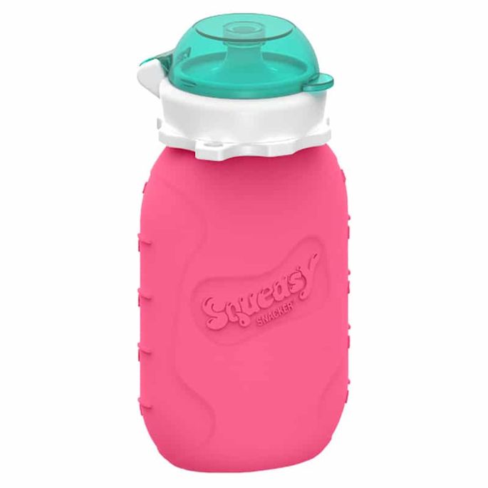 Squeasy Gear silikónová kapsička 180 ml - modrá