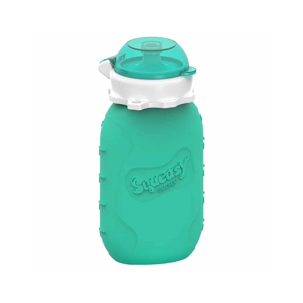 Squeasy Gear silikónová kapsička 180 ml - sivá